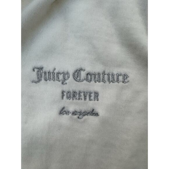 Juicy Couture Womens Zip Up Size L Forever 21 Velour Track Y2K Rhinestone Bling - Picture 4 of 15